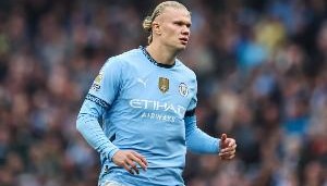 将功补过！“魔人”哈兰德破门扳平，本赛季各赛事40场30球4助